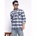 Men’s Blue Checked Overshirt