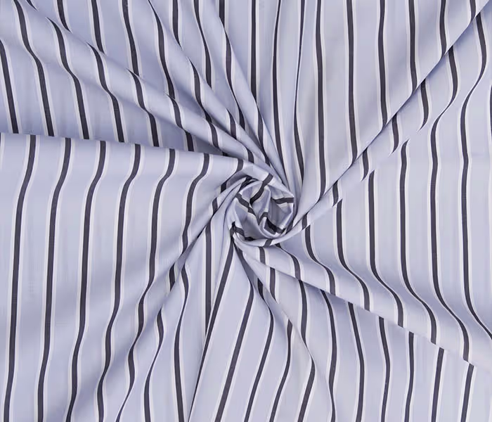 Blue & white stripe shirt fabric from bigreams.com Blue & white stripe shirt fabric from bigreams.com