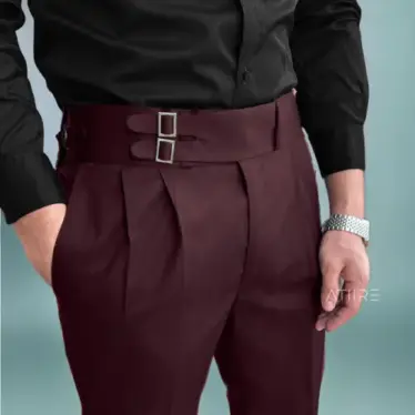 Buy Double pleated Gurkha pant
